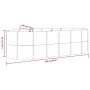 Jardinera arriate acero recubrimiento polvo plata 249x100x68 cm de vidaXL, Maceteros y jardineras - Ref: Foro24-319067, Preci...