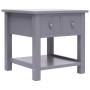 Mesa auxiliar madera de Paulownia gris 40x40x40 cm en Mesas auxiliares | Comprar online en Foru.es