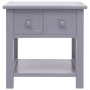 Mesa auxiliar madera de Paulownia gris 40x40x40 cm en Mesas auxiliares | Comprar online en Foru.es