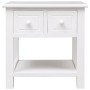 Mesa auxiliar madera de Paulownia blanco 40x40x40 cm en Mesas auxiliares | Comprar online en Foru.es