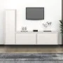 Muebles para TV 3 piezas madera maciza de pino blanco de vidaXL, Muebles TV - Ref: Foro24-3100120, Precio: 152,21 €, Descuent...