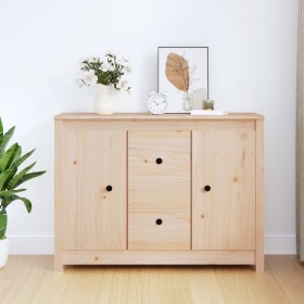 Aparador de madera maciza de pino 100x35x74 cm de vidaXL, Aparadores - Ref: Foro24-814564, Precio: 133,86 €, Descuento: %