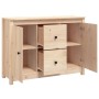 Aparador de madera maciza de pino 100x35x74 cm de vidaXL, Aparadores - Ref: Foro24-814564, Precio: 133,86 €, Descuento: %