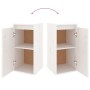 Muebles para TV 2 piezas madera maciza de pino blanco de vidaXL, Muebles TV - Ref: Foro24-3100110, Precio: 109,47 €, Descuent...