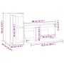 Muebles para TV 2 piezas madera maciza de pino blanco de vidaXL, Muebles TV - Ref: Foro24-3100110, Precio: 109,47 €, Descuent...