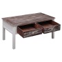 Mesa de centro de madera marrón 100x50x45 cm en Mesas de centro | Comprar online en Foru.es