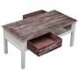 Mesa de centro de madera marrón 100x50x45 cm en Mesas de centro | Comprar online en Foru.es