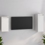 Muebles para TV 2 piezas madera maciza de pino blanco de vidaXL, Muebles TV - Ref: Foro24-3100155, Precio: 95,31 €, Descuento: %