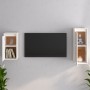 Muebles para TV 2 piezas madera maciza de pino blanco de vidaXL, Muebles TV - Ref: Foro24-3100155, Precio: 95,31 €, Descuento: %