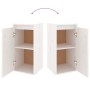 Muebles para TV 2 piezas madera maciza de pino blanco de vidaXL, Muebles TV - Ref: Foro24-3100155, Precio: 95,31 €, Descuento: %