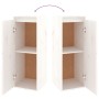 Muebles para TV 2 piezas madera maciza de pino blanco de vidaXL, Muebles TV - Ref: Foro24-3100155, Precio: 95,31 €, Descuento: %