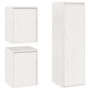 Muebles para TV 3 piezas madera maciza de pino blanco de vidaXL, Muebles TV - Ref: Foro24-3100165, Precio: 130,14 €, Descuent...