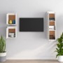 Muebles para TV 3 piezas madera maciza de pino blanco de vidaXL, Muebles TV - Ref: Foro24-3100165, Precio: 130,14 €, Descuent...