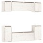 Muebles para TV 6 piezas madera maciza de pino blanco de vidaXL, Muebles TV - Ref: Foro24-3100190, Precio: 256,83 €, Descuent...