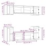 Muebles para TV 6 piezas madera maciza de pino blanco de vidaXL, Muebles TV - Ref: Foro24-3100190, Precio: 256,83 €, Descuent...