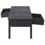 Mesa de centro de madera negro 100x50x45 cm en Mesas de centro | Comprar online en Foru.es