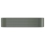 Jardinera arriate acero recubrimiento polvo gris 322x100x68 cm de vidaXL, Maceteros y jardineras - Ref: Foro24-319069, Precio...