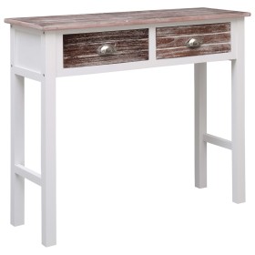 Mesa consola de madera marrón 90x30x77 cm en Mesas auxiliares | Comprar online en Foru.es