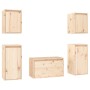 Muebles para TV 5 piezas madera maciza de pino de vidaXL, Muebles TV - Ref: Foro24-3100269, Precio: 182,49 €, Descuento: %