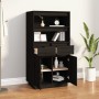 Aparador alto de madera maciza de pino negro 60x40x116,5 cm de vidaXL, Aparadores - Ref: Foro24-814538, Precio: 161,62 €, Des...