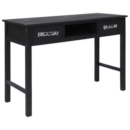 Mesa consola de madera negra 110x45x76 cm en Mesas auxiliares | Comprar online en Foru.es