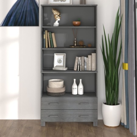 Aparador HAMAR madera de pino maciza gris oscuro de vidaXL, Aparadores - Ref: Foro24-3100936, Precio: 162,90 €, Descuento: %
