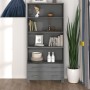 Aparador HAMAR madera de pino maciza gris oscuro de vidaXL, Aparadores - Ref: Foro24-3100936, Precio: 162,90 €, Descuento: %