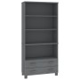 Aparador HAMAR madera de pino maciza gris oscuro de vidaXL, Aparadores - Ref: Foro24-3100936, Precio: 162,90 €, Descuento: %