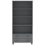 Aparador HAMAR madera de pino maciza gris oscuro de vidaXL, Aparadores - Ref: Foro24-3100936, Precio: 162,90 €, Descuento: %