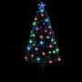 Árbol de Navidad preiluminado con soporte y LED fibra óptica 120 cm en Decoración Festiva y Estacional | Comprar online en Foru.