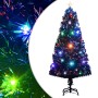 Árbol de Navidad preiluminado con soporte y LED fibra óptica 120 cm en Decoración Festiva y Estacional | Comprar online en Foru.