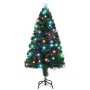Árbol de Navidad preiluminado con soporte y LED fibra óptica 120 cm en Decoración Festiva y Estacional | Comprar online en Foru.