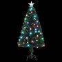 Árbol de Navidad preiluminado con soporte y LED fibra óptica 120 cm en Decoración Festiva y Estacional | Comprar online en Foru.