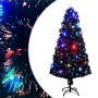 Árbol de Navidad preiluminado con soporte y LED fibra óptica 150 cm en Decoración Festiva y Estacional | Comprar online en Foru.