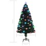 Árbol de Navidad preiluminado con soporte y LED fibra óptica 150 cm en Decoración Festiva y Estacional | Comprar online en Foru.