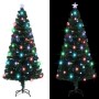 Árbol de Navidad preiluminado con soporte y LED fibra óptica 180 cm en Decoración Festiva y Estacional | Comprar online en Foru.