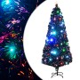 Árbol de Navidad preiluminado con soporte y LED fibra óptica 210 cm en Decoración Festiva y Estacional | Comprar online en Foru.