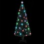 Árbol de Navidad preiluminado con soporte y LED fibra óptica 210 cm en Decoración Festiva y Estacional | Comprar online en Foru.