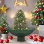Árbol de Navidad con nieve con base en paraguas verde 75 cm en Decoración Festiva y Estacional | Comprar online en Foru.es