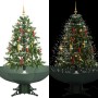 Árbol de Navidad con nieve con base en paraguas verde 140 cm en Decoración Festiva y Estacional | Comprar online en Foru.es