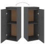 Muebles para TV 2 piezas madera maciza de pino gris de vidaXL, Muebles TV - Ref: Foro24-3100116, Precio: 109,11 €, Descuento: %