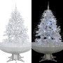 Árbol de Navidad con nieve con base en paraguas blanco 140 cm en Decoración Festiva y Estacional | Comprar online en Foru.es