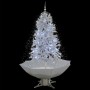 Árbol de Navidad con nieve con base en paraguas blanco 170 cm en Decoración Festiva y Estacional | Comprar online en Foru.es