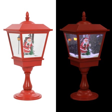 Farol de Navidad con base Papá Noel y LED 64 cm en Decoración Festiva y Estacional | Comprar online en Foru.es