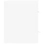 Mueble con lavabo aglomerado blanco de vidaXL, Tocadores de baño - Ref: Foro24-3099050, Precio: 202,38 €, Descuento: %