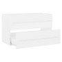 Mueble con lavabo aglomerado blanco de vidaXL, Tocadores de baño - Ref: Foro24-3099050, Precio: 216,46 €, Descuento: %