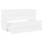 Mueble con lavabo aglomerado blanco de vidaXL, Tocadores de baño - Ref: Foro24-3099050, Precio: 202,38 €, Descuento: %