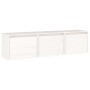 Muebles para TV 3 piezas madera maciza de pino blanco de vidaXL, Muebles TV - Ref: Foro24-3100125, Precio: 100,85 €, Descuent...