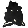 Alfombra de piel de vaca real negro y blanco 150x170 cm en Alfombras | Comprar online en Foru.es