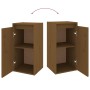 Muebles para TV 2 piezas madera maciza de pino marrón miel de vidaXL, Muebles TV - Ref: Foro24-3100112, Precio: 90,11 €, Desc...